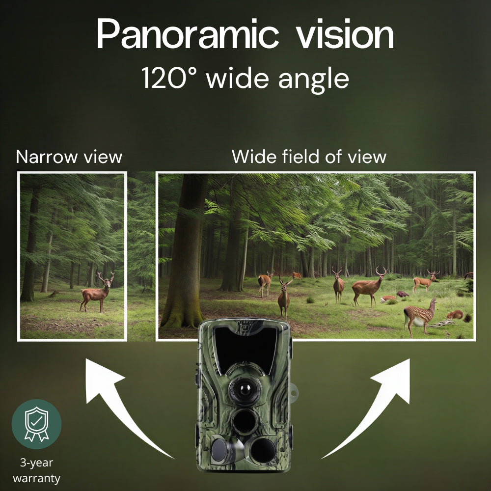 Full HD trail camera with screen