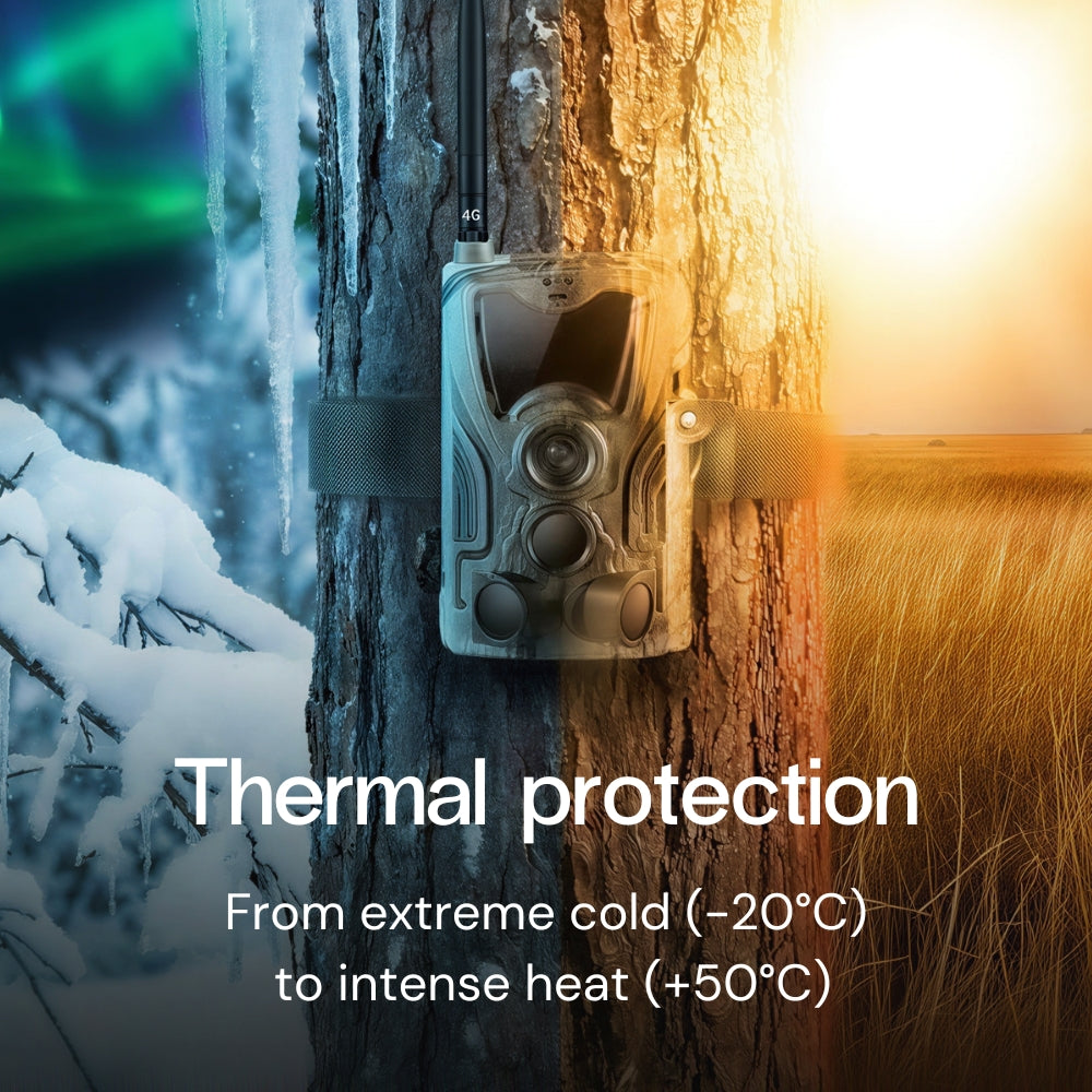 4K Trail Camera with 4G+ Screen