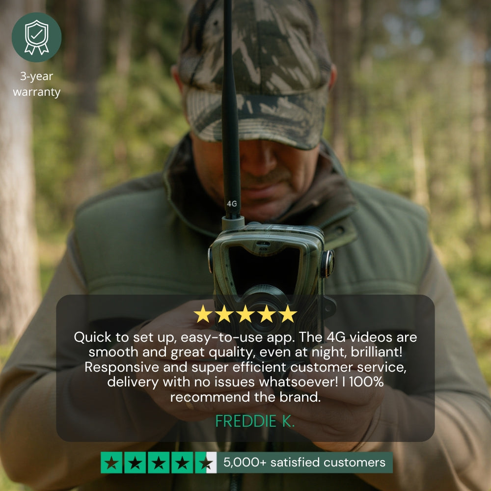 4K Trail Camera with 4G+ Screen