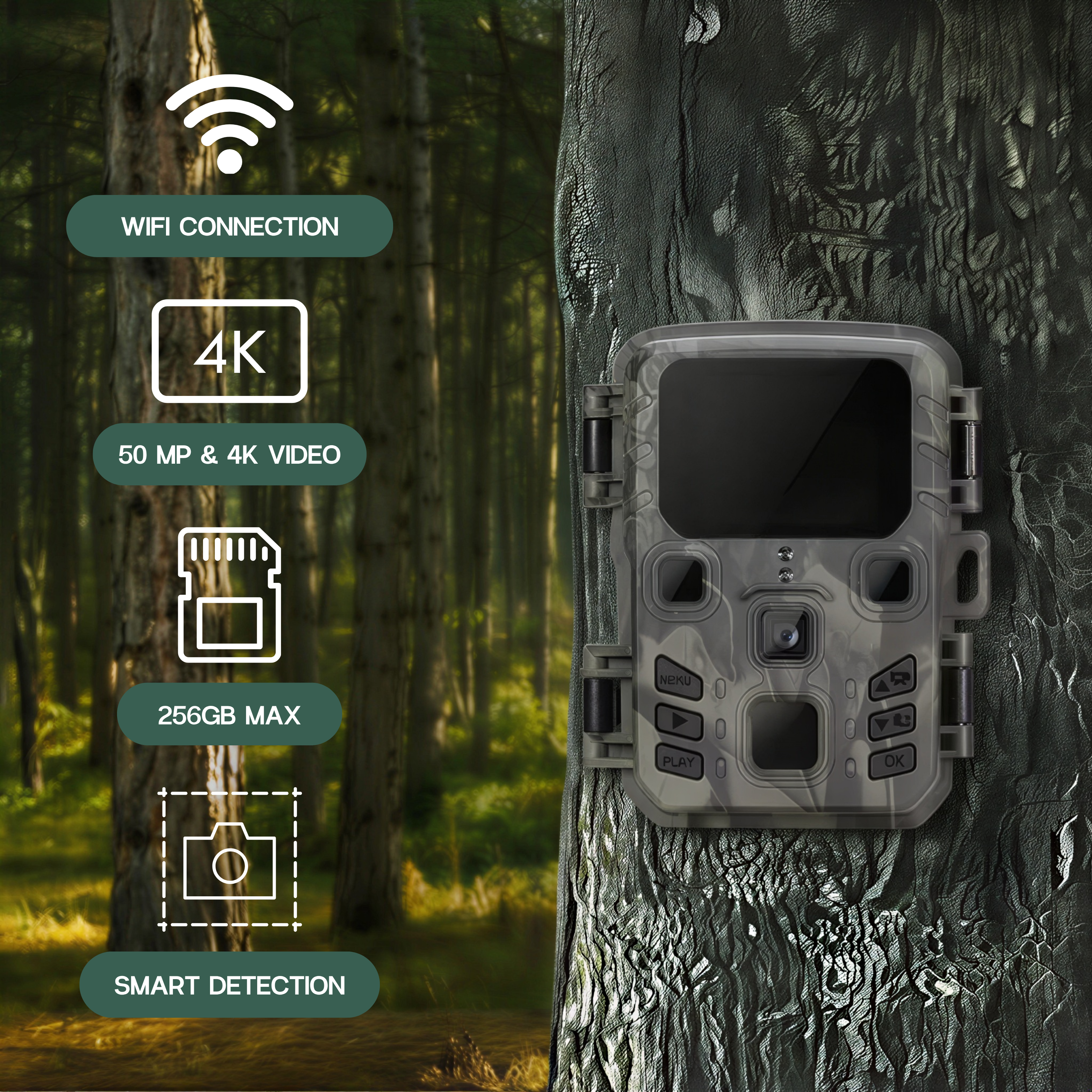 4K WiFi Trail Camera