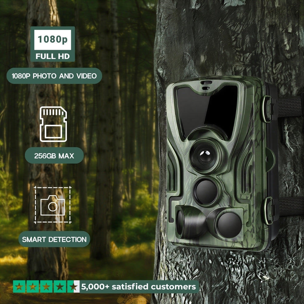 Full HD trail camera with screen