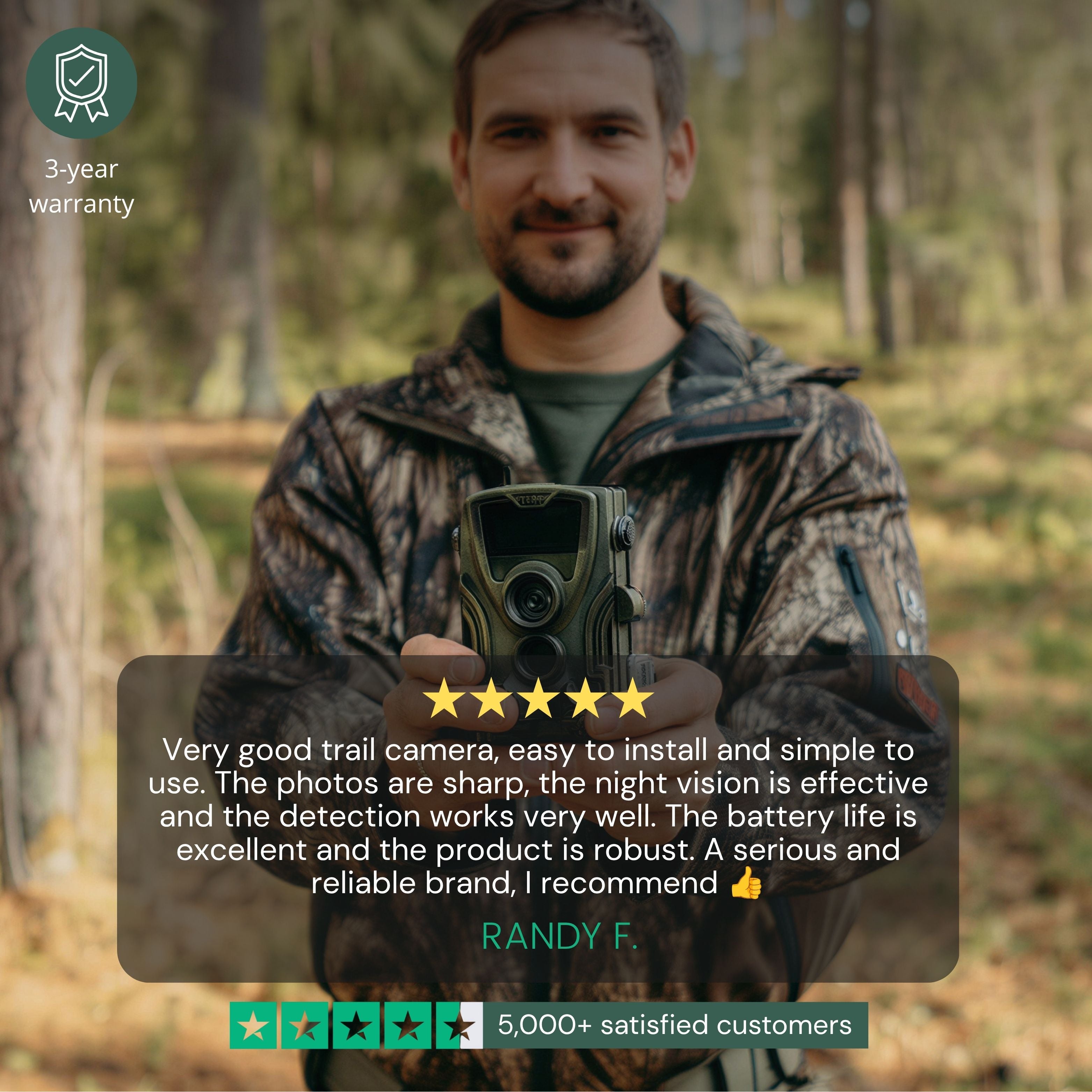 Full HD Trail Camera with Screen