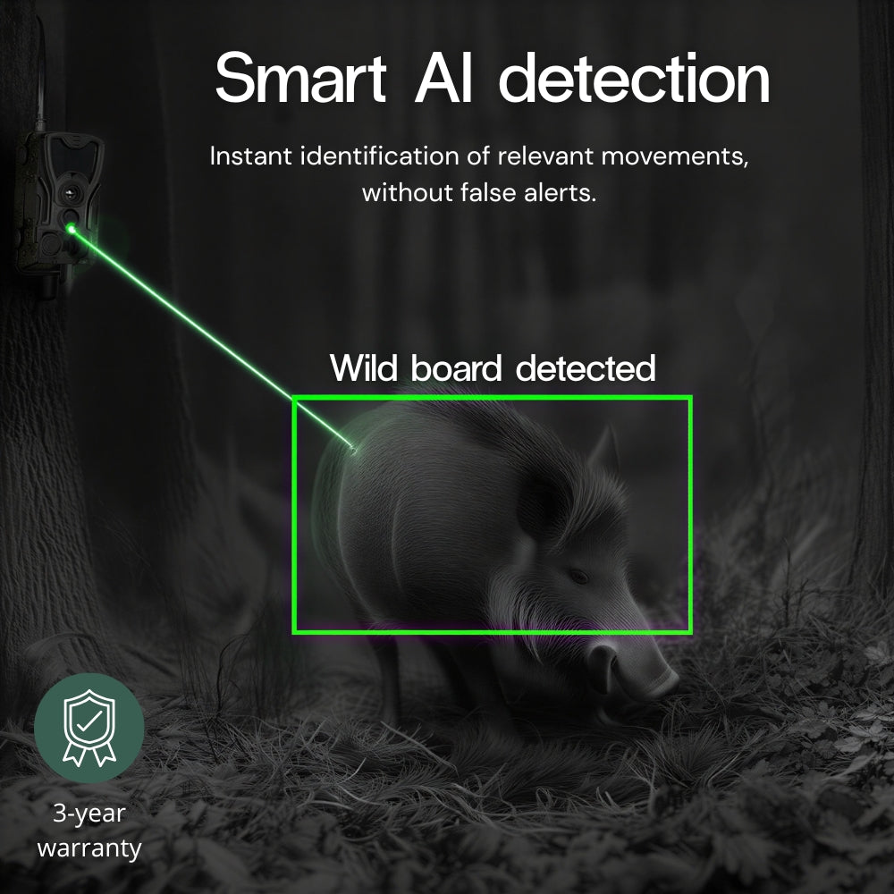 4K Trail Camera with 4G+ Screen