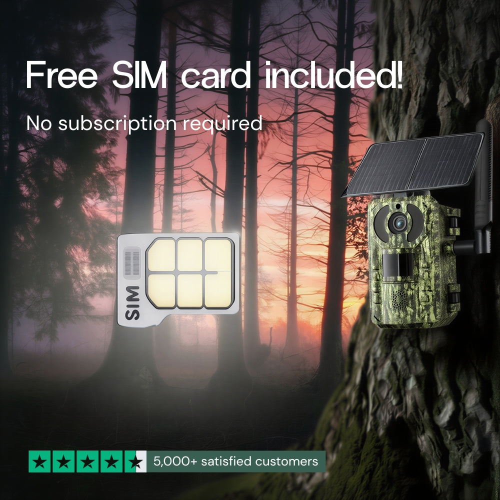 Solar-Powered 4G Trail Camera