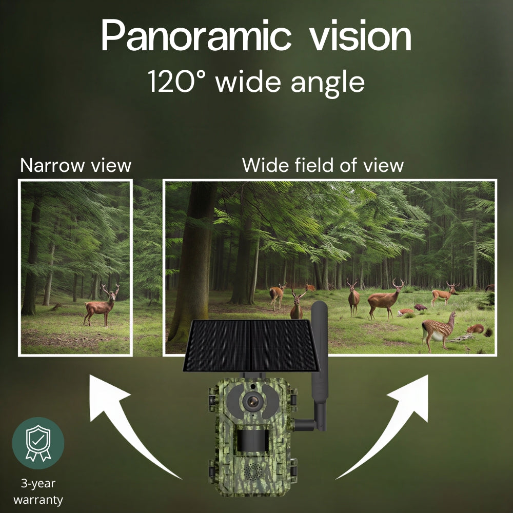 Solar-Powered 4G Trail Camera