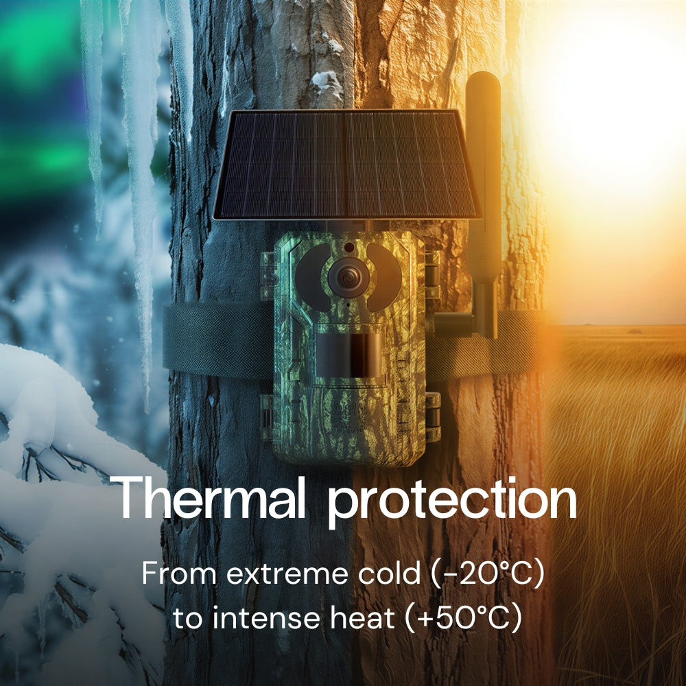 Solar-Powered 4G Trail Camera