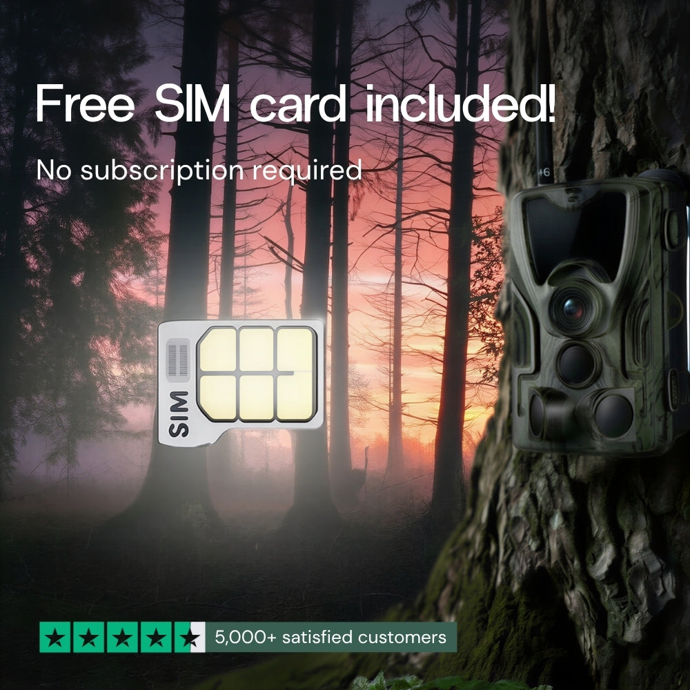4K Trail Camera with 4G+ Screen