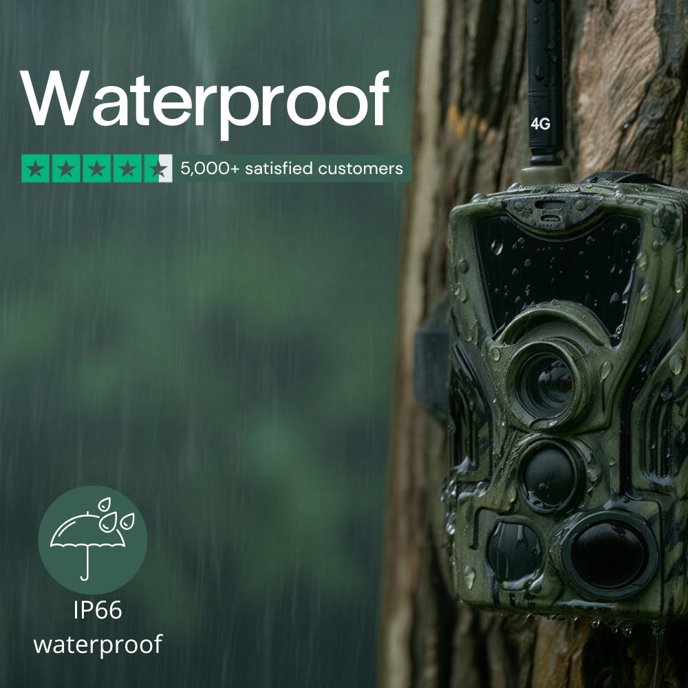 4K Trail Camera with 4G+ Screen